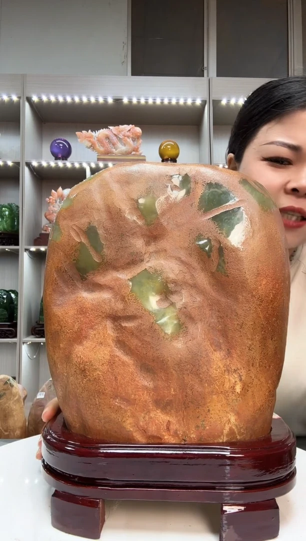 石材天然岫岩玉摆件
