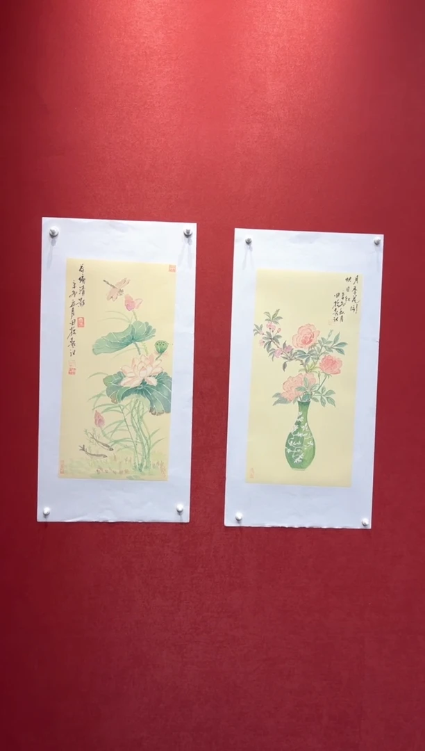 国画田哲老师现场创作 37