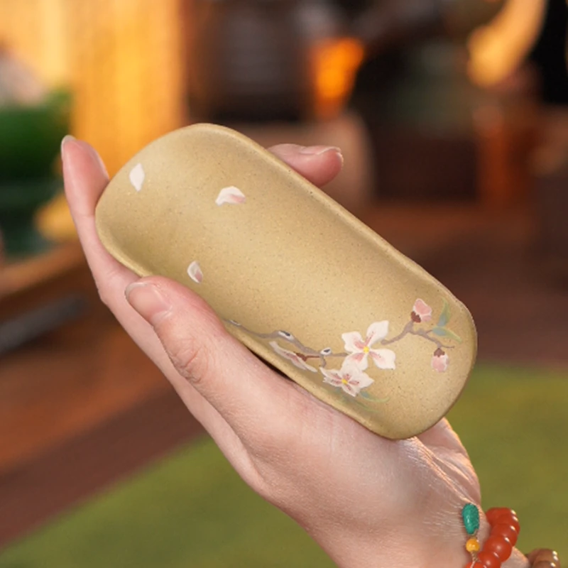 绪空 紫砂玉兰花茶则