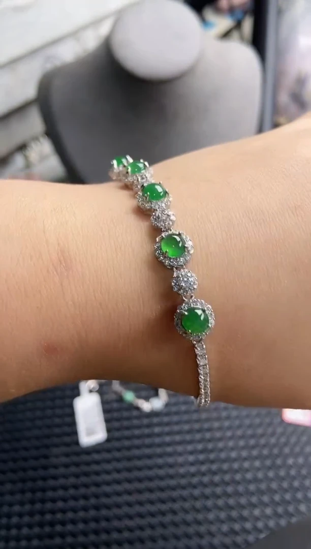 【闪购商品】翡翠戒指银S925镶嵌2222222-9