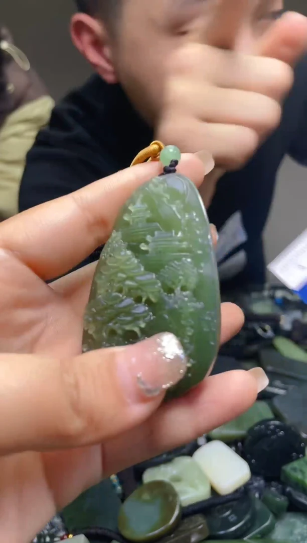 颈饰未镶嵌和田玉489