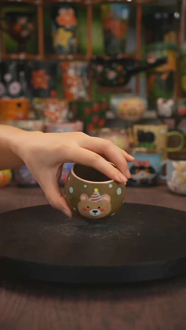 紫砂油画手绘釉下彩