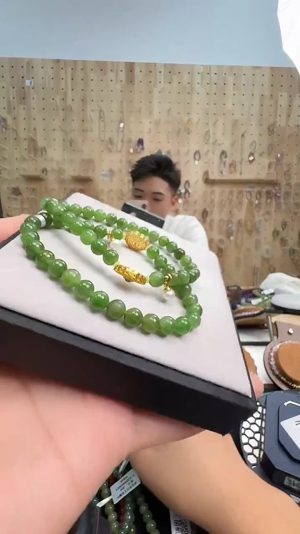 未镶嵌手链和田玉村1583 约5mm 多样性发一件