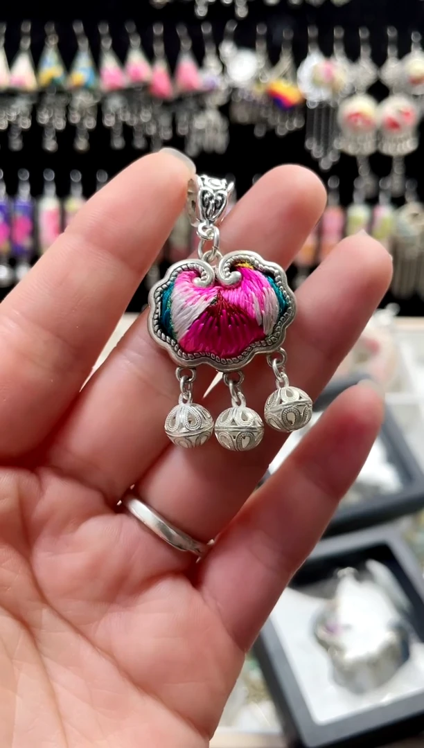 【闪购商品】织绣非遗刺绣饰品锁骨链