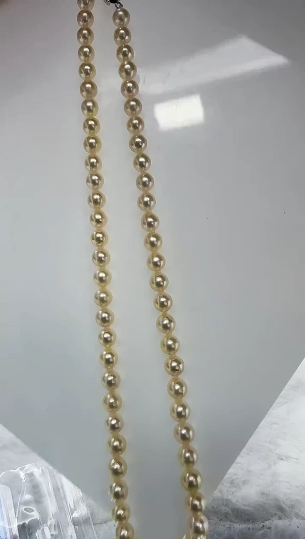 【闪购商品】海水珍珠DA银S925镶嵌t814 羽皇金7