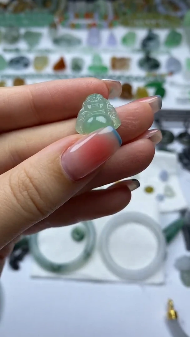 未镶嵌定制翡翠A***e毛货定制不退不换