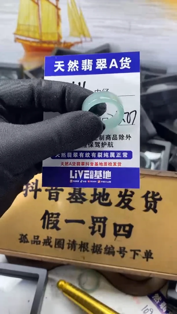 未镶嵌戒圈翡翠466