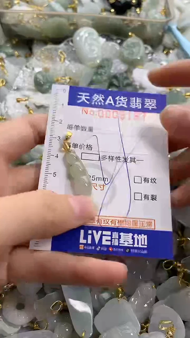 颈饰未镶嵌翡翠天然A货翡翠