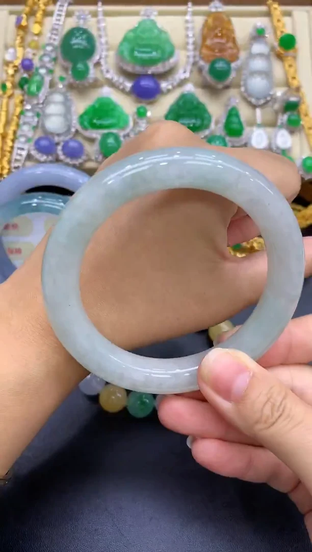 未镶嵌手镯翡翠185-中国好珍宝