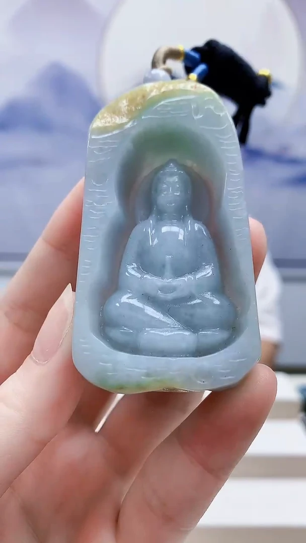 未镶嵌定制翡翠4917ry-毛货挂件47