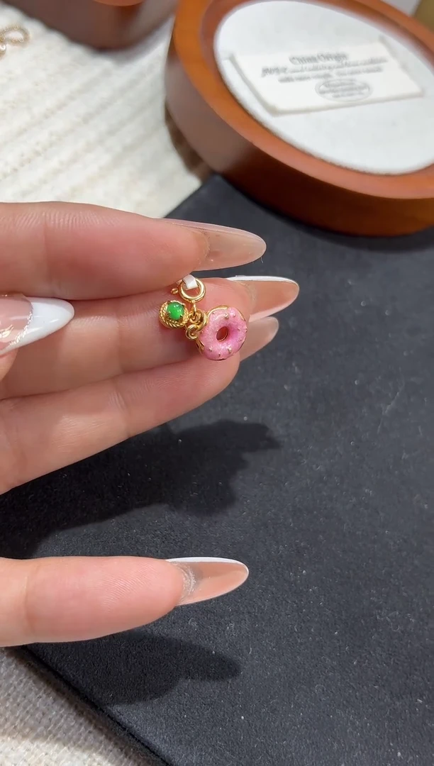 吊坠(不含链)银S925镶嵌翡翠吊坠