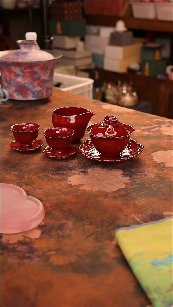 【闪购商品】陶瓷茶具（无礼盒无茶盘）@@A11980