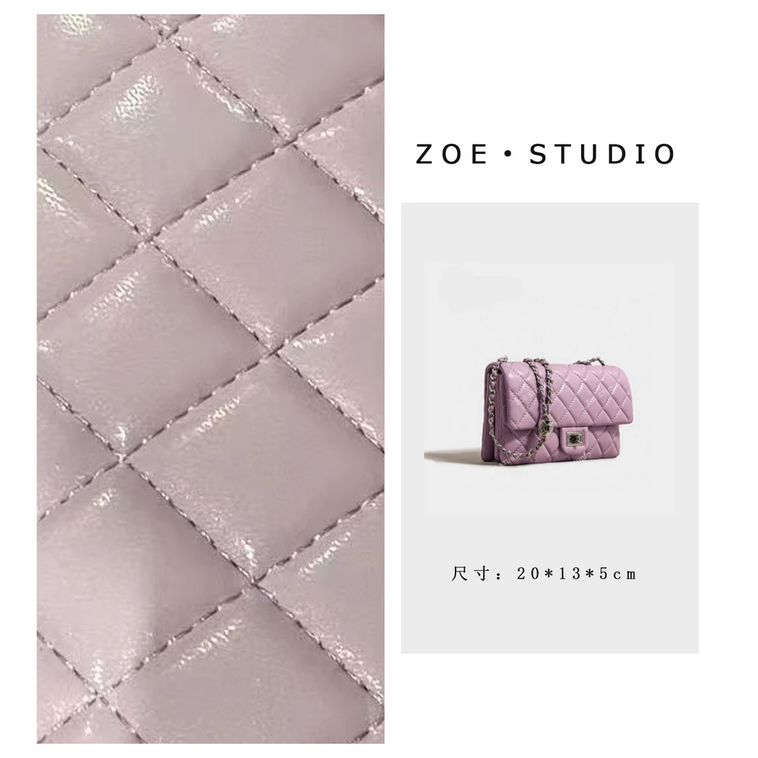 【佐伊甄选】SK-92630-淡紫轻奢女士时尚百搭单肩小众腋下斜挎包