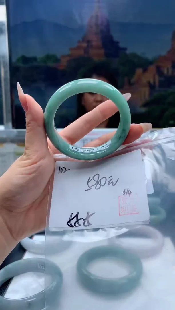 【闪购商品】定制翡翠未镶嵌毛货手镯需精细抛光/手镯102