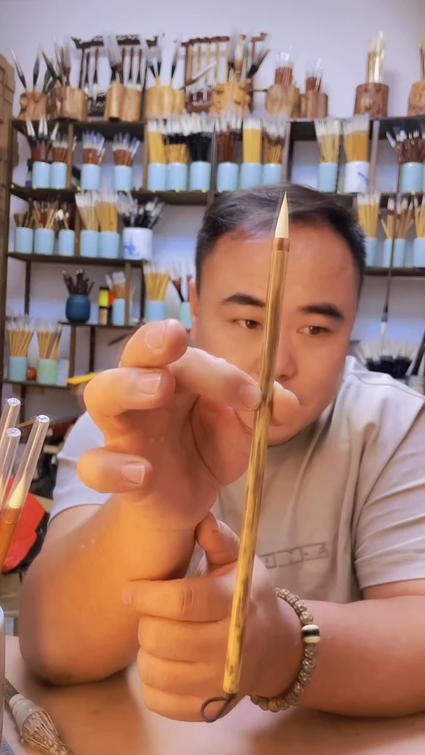 老凤眼净纯细嫩羊毫小楷一支