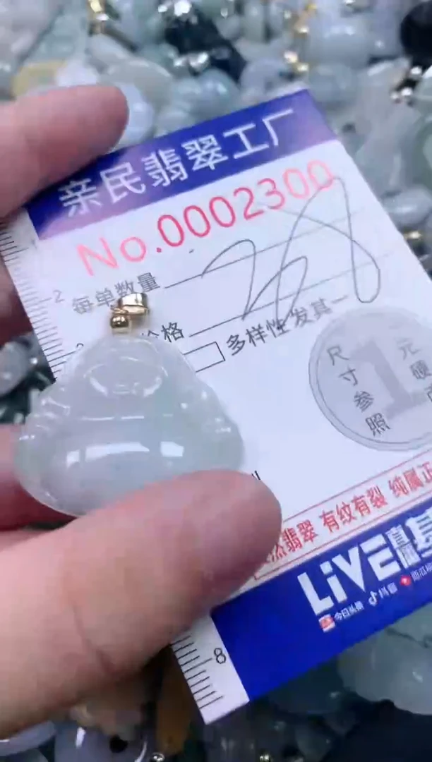 翡翠未镶嵌吊坠(不含链)2300
