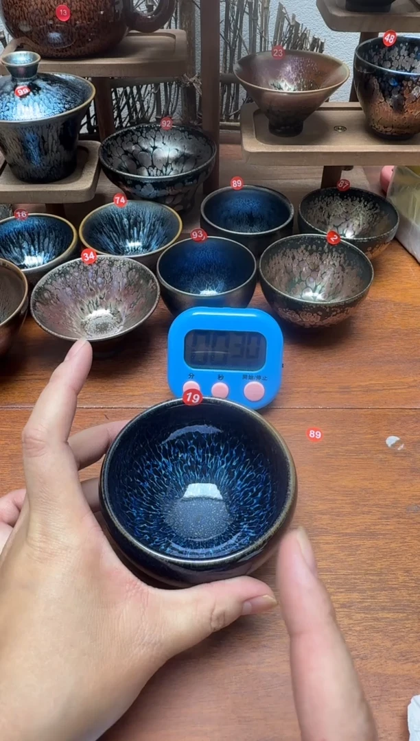 茶盏李*生19号建盏工匠茶器