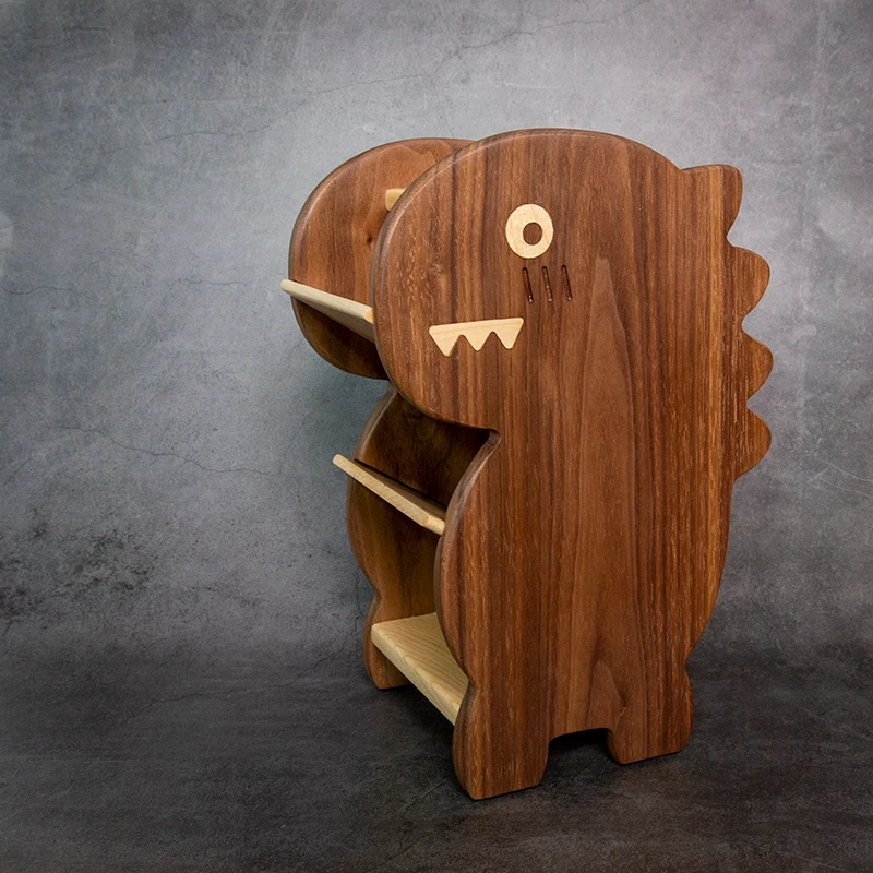 自然之风北美黑胡桃木收纳盒实木收纳桶文具玩具收纳箱子摆件