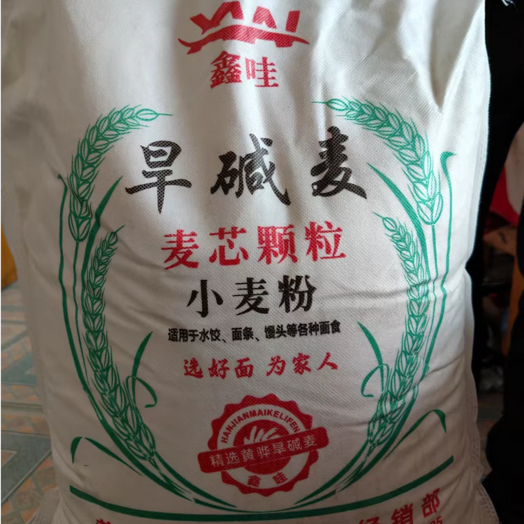 河北沧州黄骅颗粒面粉19斤饺子馒头面条大饼中筋家用面粉不粘
