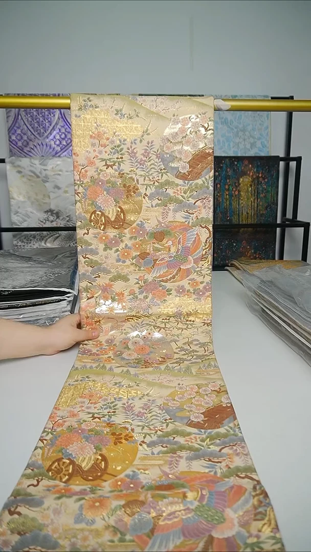 织绣织锦75凤凰花卉1800织