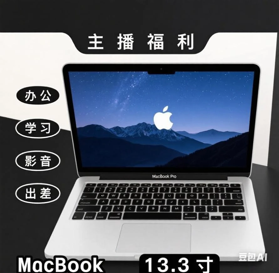 95新 Apple/苹果 MAC办公学习剪辑设计听歌追剧娱乐笔记本电脑
