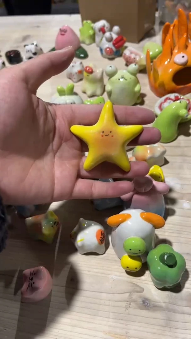 【闪购商品】摆件295纯手工微瑕陶瓷