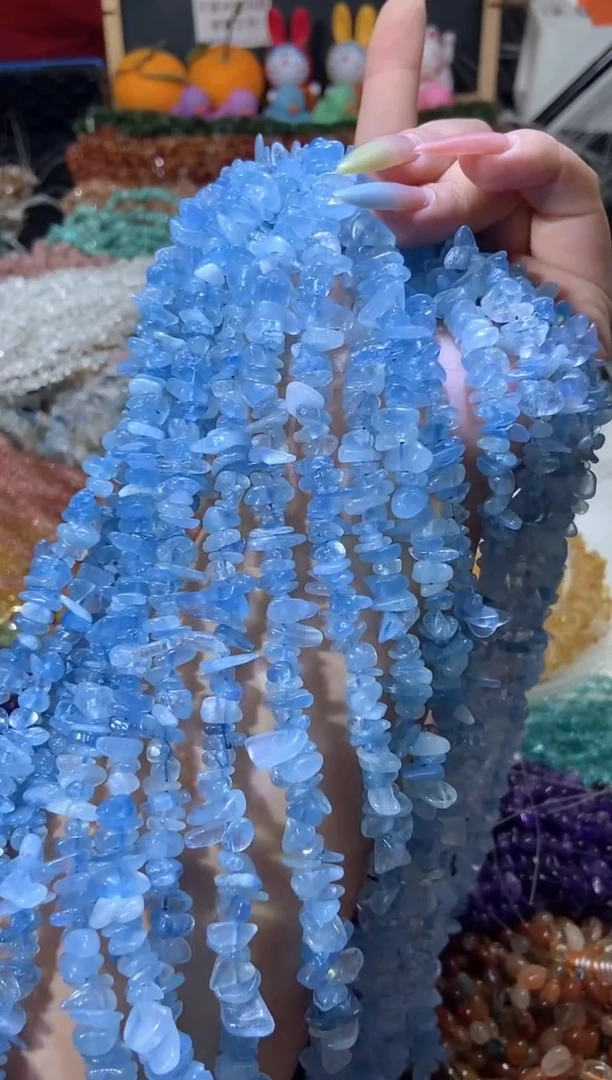 水晶珠宝半成品未镶嵌海蓝宝
