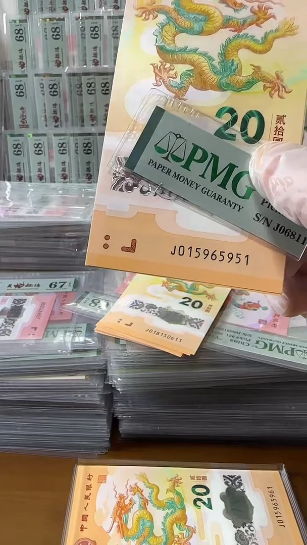 塑料015965951龙钞标十包PMG