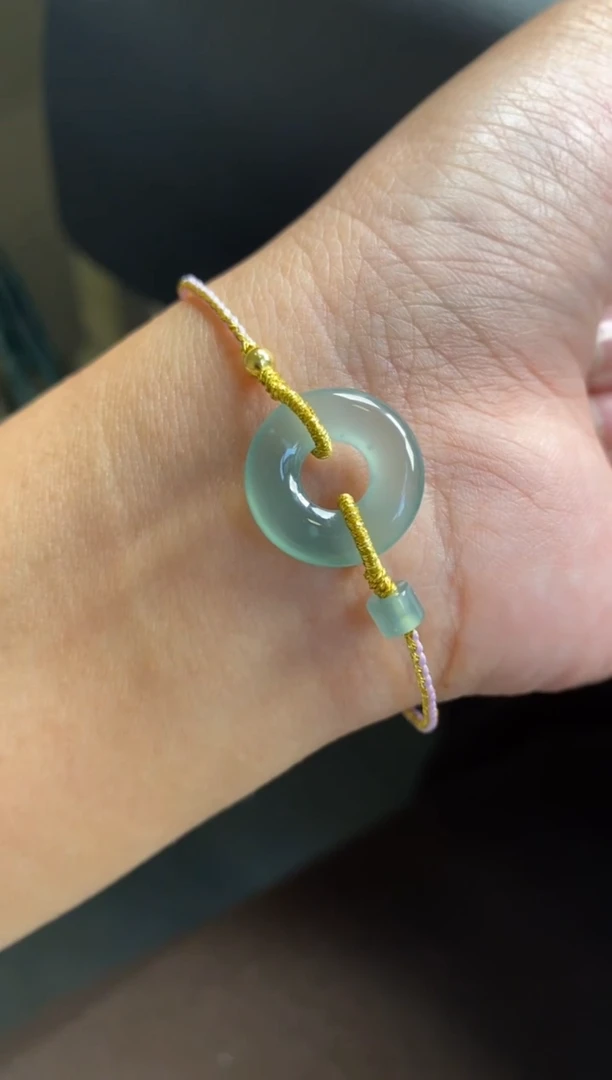 散珠翡翠冰种甜甜圈