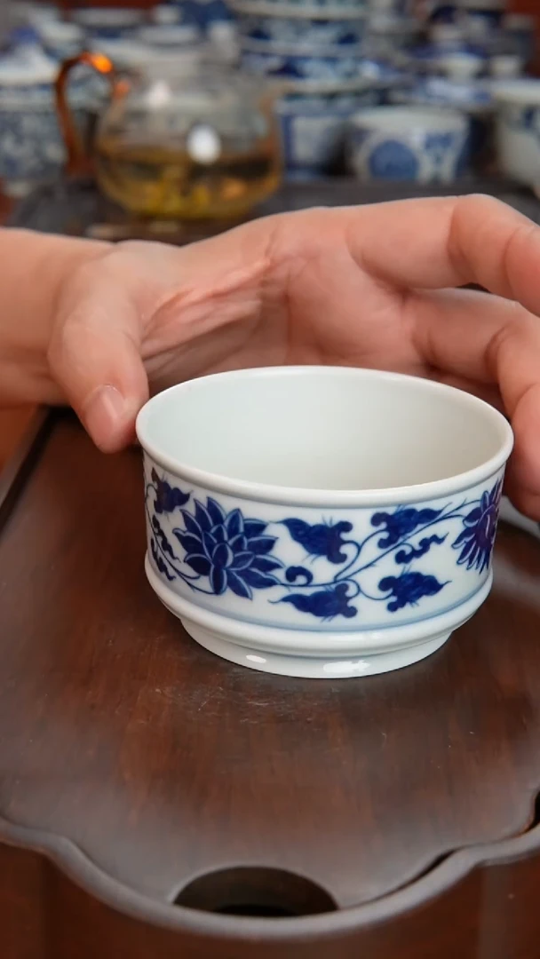 【闪购商品】景德镇镹曰陶手工手绘柴窑茶具