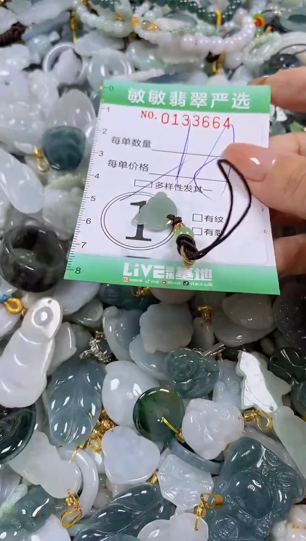 【闪购商品】翡翠颈饰未镶嵌闪购0133664多样性发其一