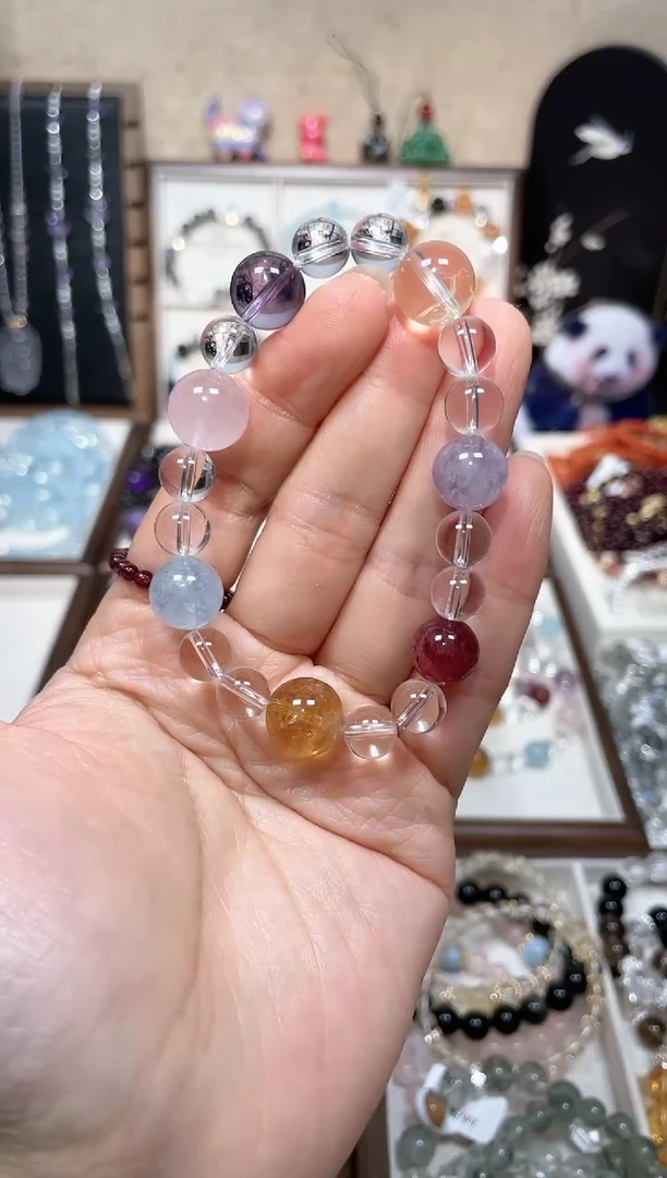 【闪购商品】水晶手串未镶嵌【多宝】设计款手串