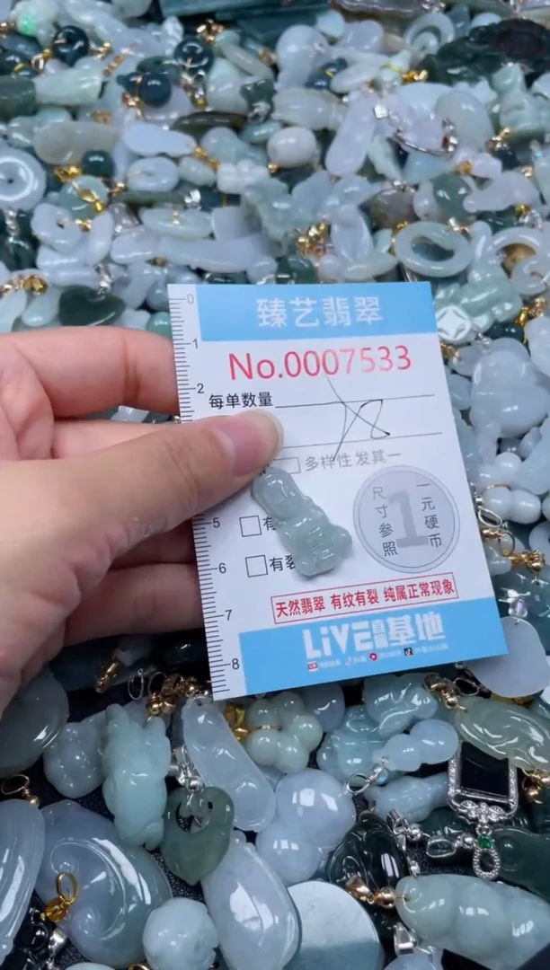 颈饰未镶嵌翡翠7533