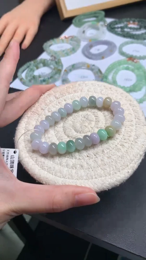 未镶嵌手链翡翠天然缅甸A货翡翠A48
