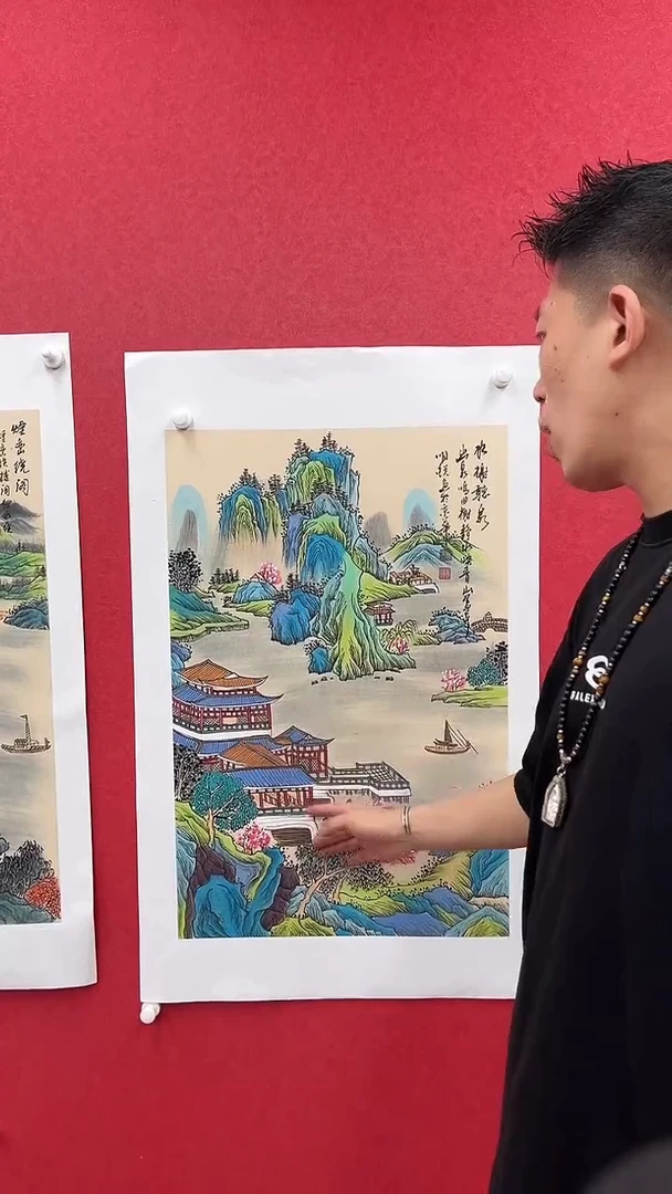 国画精美国画作品