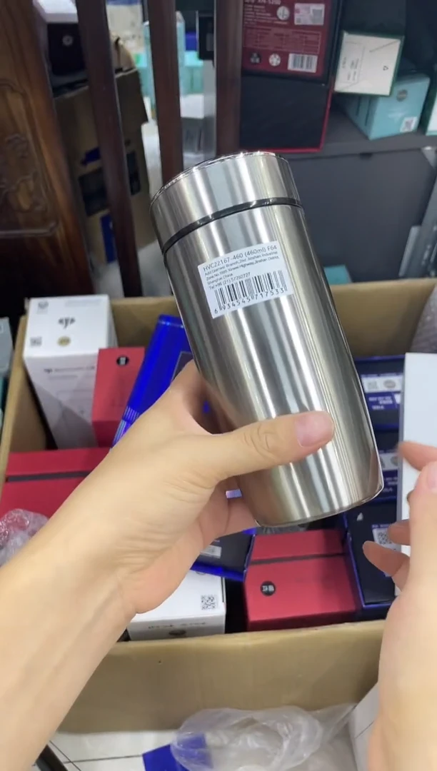 高硼硅玻璃无手柄款万象保温杯f64-460ml