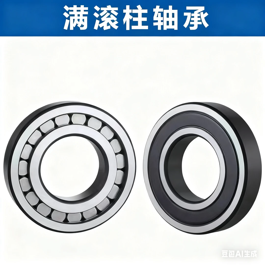 NCF208-2RS与6208尺寸相同 滚柱密封轴承地轮专用防泥防水耐高温