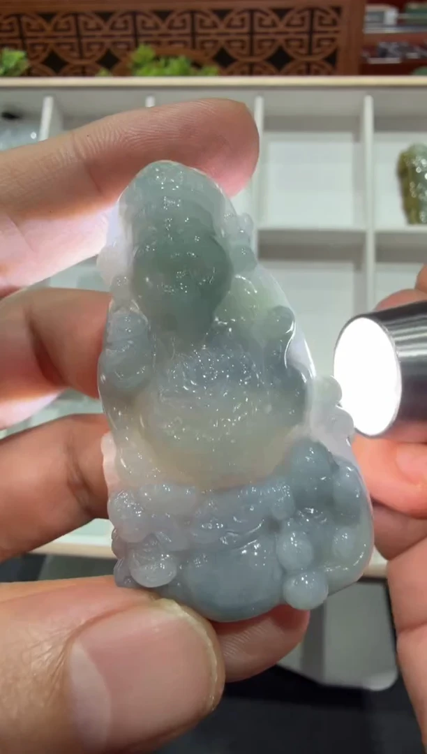 未镶嵌挂件翡翠A货翡翠多样性孤品