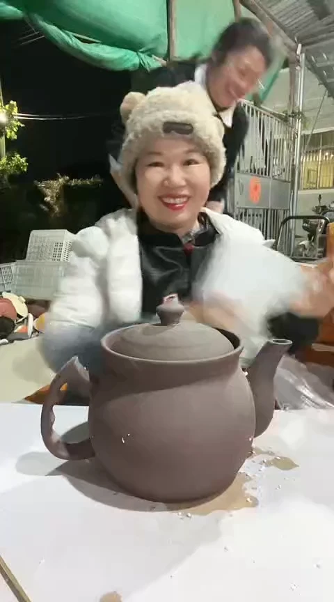陶5573瑕疵紫砂养生壶