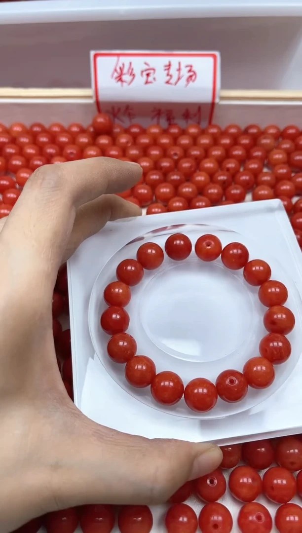 南红玛瑙散珠未镶嵌C630 柿子南红12mm6颗9元