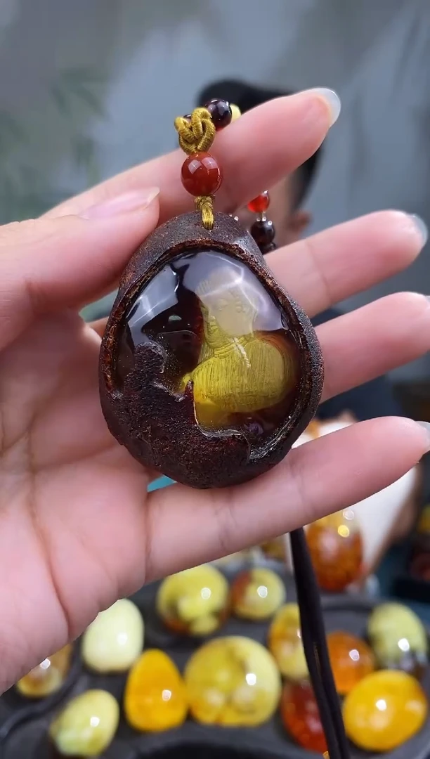 裸石琥珀未镶嵌基地发货 一物一证 顺丰包邮