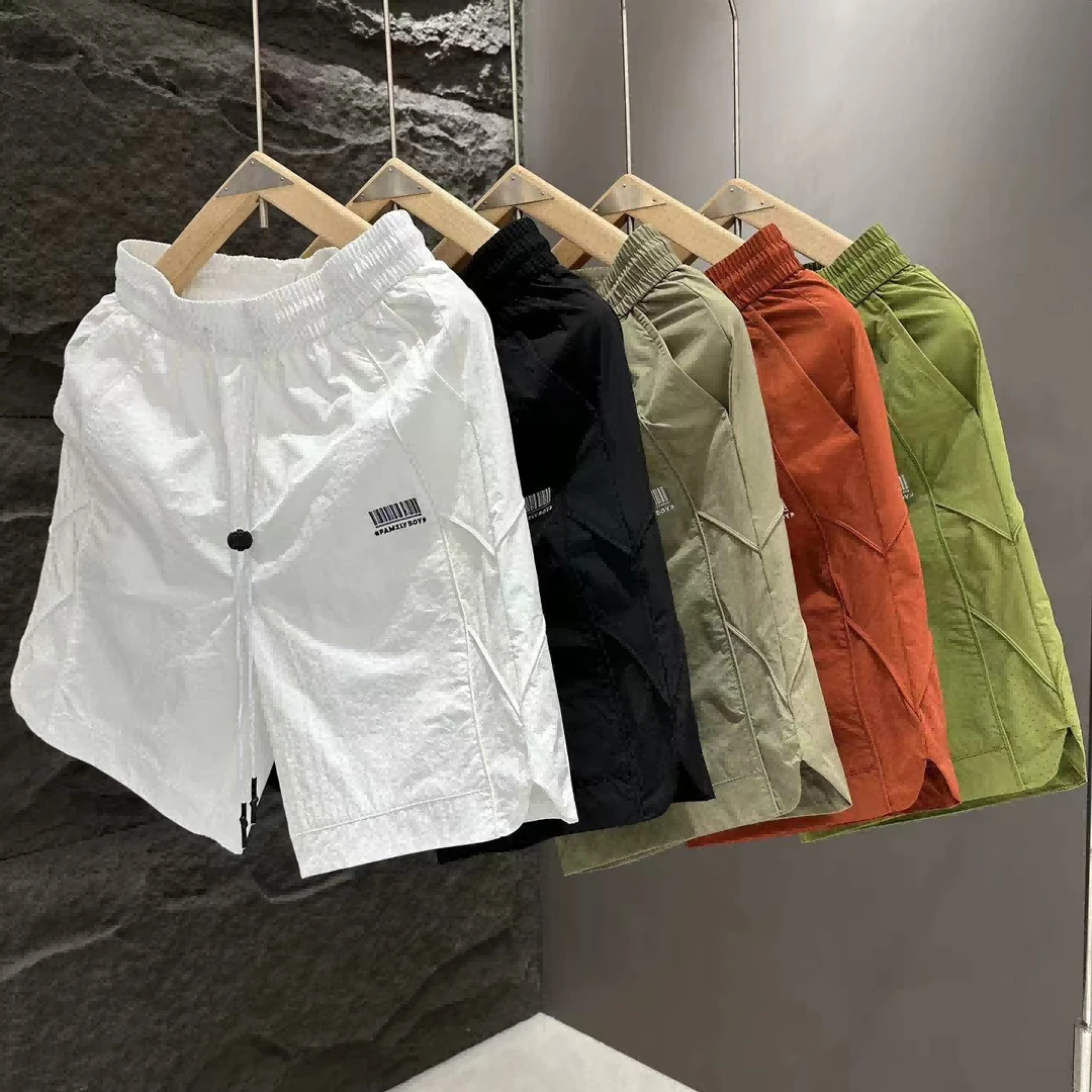 夏季男士速干短裤运动宽松百搭工装裤休闲裤时尚韩版纯色五分裤