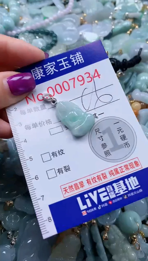 颈饰未镶嵌翡翠7934