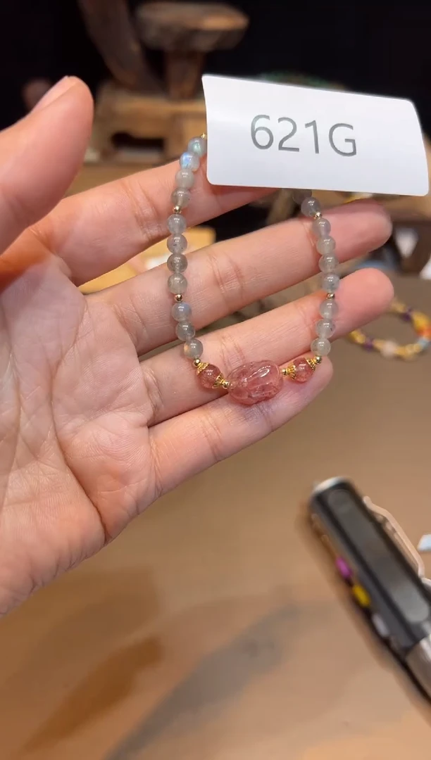 【闪购商品】长石手链未镶嵌手饰@@