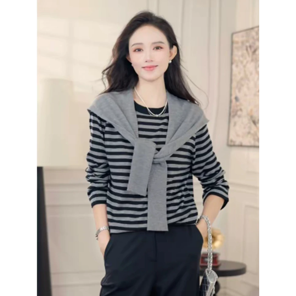 GIRDEAR/哥弟真的好纯色高级时尚披肩围巾女士造型穿搭配饰880001