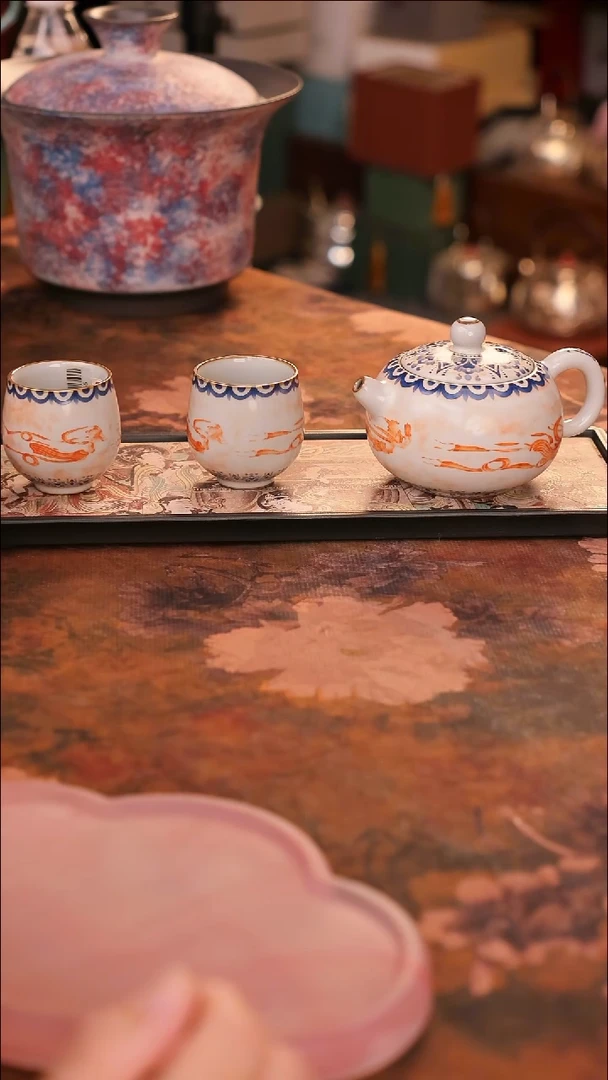 【闪购商品】陶瓷茶具（无礼盒无茶盘）@@A10566