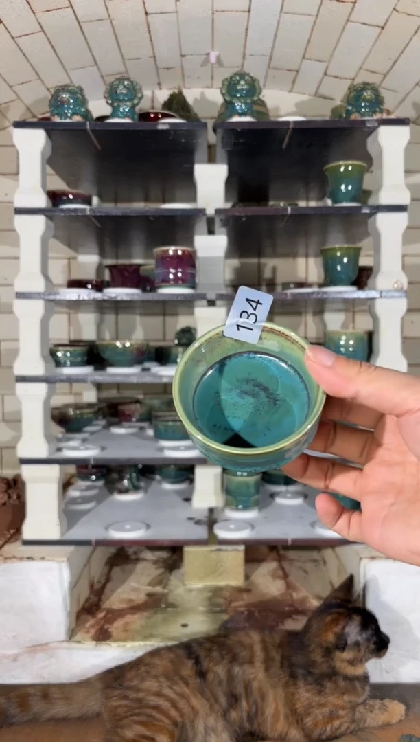 杯精品窑变钧瓷茶器