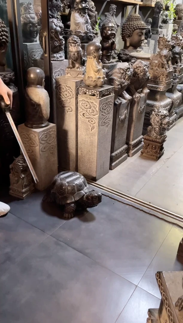 石材45大乌龟天然青石雕刻