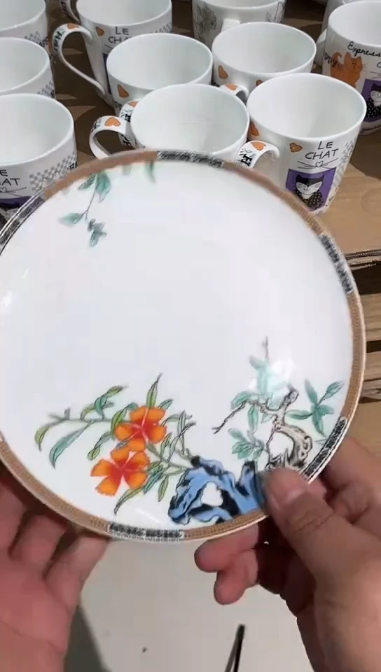 瓷8月光1个隆达骨瓷