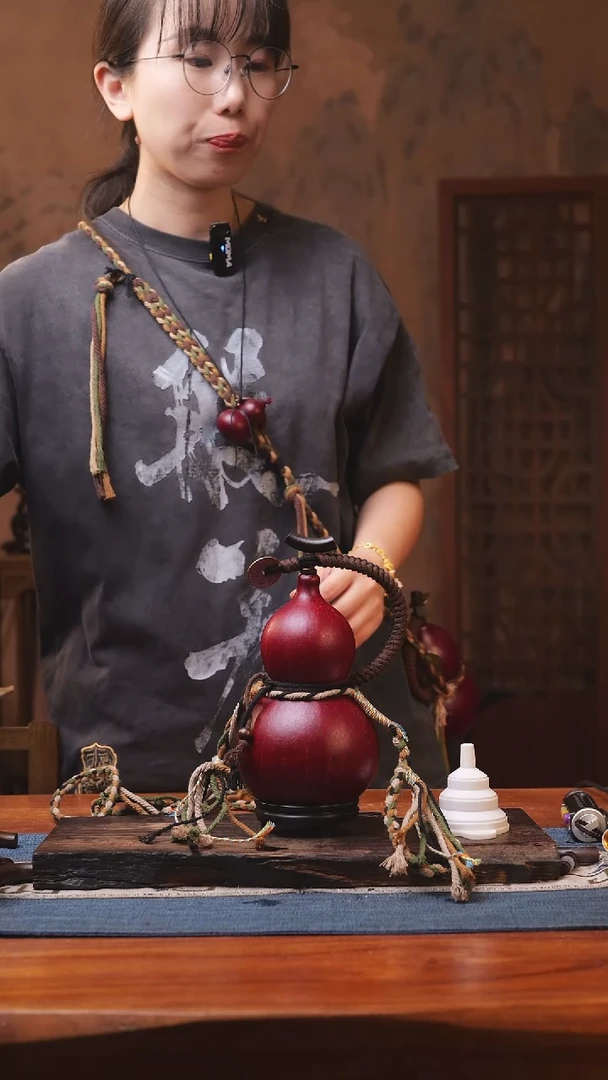 1497号精品大漆葫芦防腐防渗装水茶酒